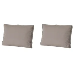 Madison - Lounge Rugkussen Rib liver - Ca. 40x60 cm - Set van 2 Online
