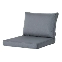 Madison - Lounge Rugkussen Rib grey - Ca. 43x73 cm - Set van 2 Clearance
