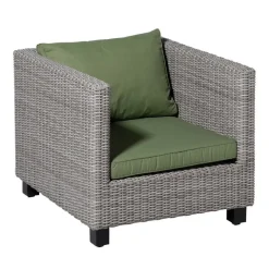 Madison - Lounge Rugkussen Basic green - Ca. 40x60 cm - Set van 2 Hot