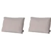 Madison - Lounge Rugkussen Basic taupe - Ca. 40x60 cm - Set van 2 Discount