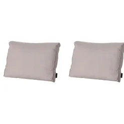 Madison - Lounge Rugkussen Basic taupe - Ca. 40x60 cm - Set van 2 Discount
