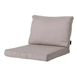 Madison - Lounge Rugkussen Basic taupe - Ca. 40x60 cm - Set van 2 Discount