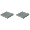 Madison - Lounge Zitkussen Basic grey - Ca. 73x73 cm - Set van 2 New