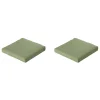 Madison - Lounge Zitkussen Basic green - Ca. 60x60 cm - Set van 2 Discount