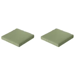 Madison - Lounge Zitkussen Basic green - Ca. 60x60 cm - Set van 2 Discount