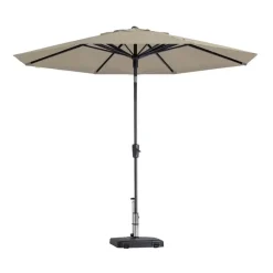 Madison - Parasol Paros II Round Ecru - 300cm - Beige Best
