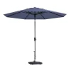 Madison - Parasol Paros II Round Safier Blue - 300cm - Blauw Clearance