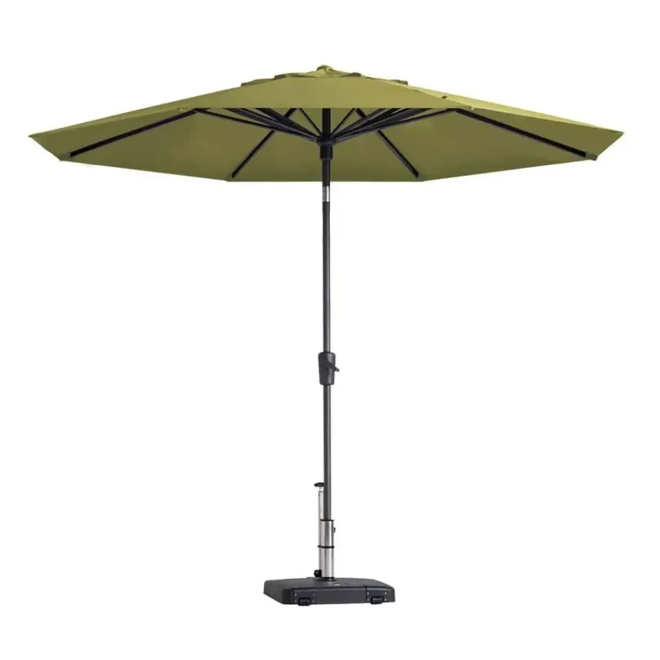Madison - Parasol Paros II Round Sage Green - 300cm - Groen Online