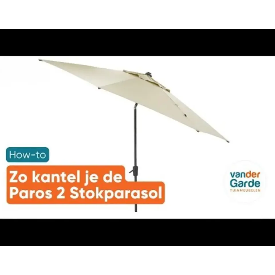 Madison - Parasol Paros II Round Sage Green - 300cm - Groen Online