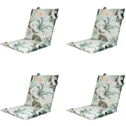 Madison - Stapelstoelkussen Grasse green - Ca. 97x49 cm - Set van 4 Hot