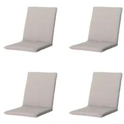 Madison - Stapelstoelkussen Napels taupe - Ca. 97x49 cm - Set van 4 Sale