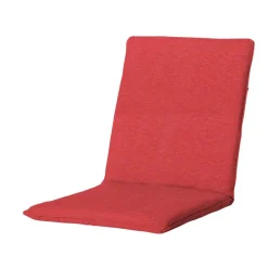 Madison - Stapelstoelkussen Panama brick red - Ca. 97x49 cm - Set van 4 New