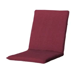 Madison - Stapelstoelkussen Panama bordeaux - Ca. 97x49 cm - Set van 4 New