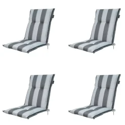 Madison - Tuinkussen Banda grey - Ca. 105x50 cm - Set van 4 Hot