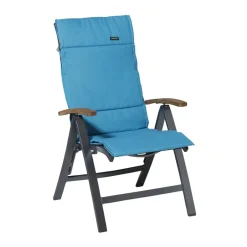 Madison - Tuinkussen Fiber Deluxe Panama aqua - Ca. 125x50 cm - Set van 4 Online