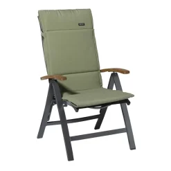 Madison - Tuinkussen Fiber Deluxe Panama sage - Ca. 125x50 cm - Set van 4 Sale