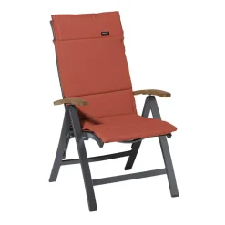 Madison - Tuinkussen Fiber Deluxe Panama terra - Ca. 125x50 cm - Set van 4 Discount