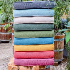 Madison - Tuinkussen Green canvas eco+ - Ca. 120x50 cm - Set van 4 Best