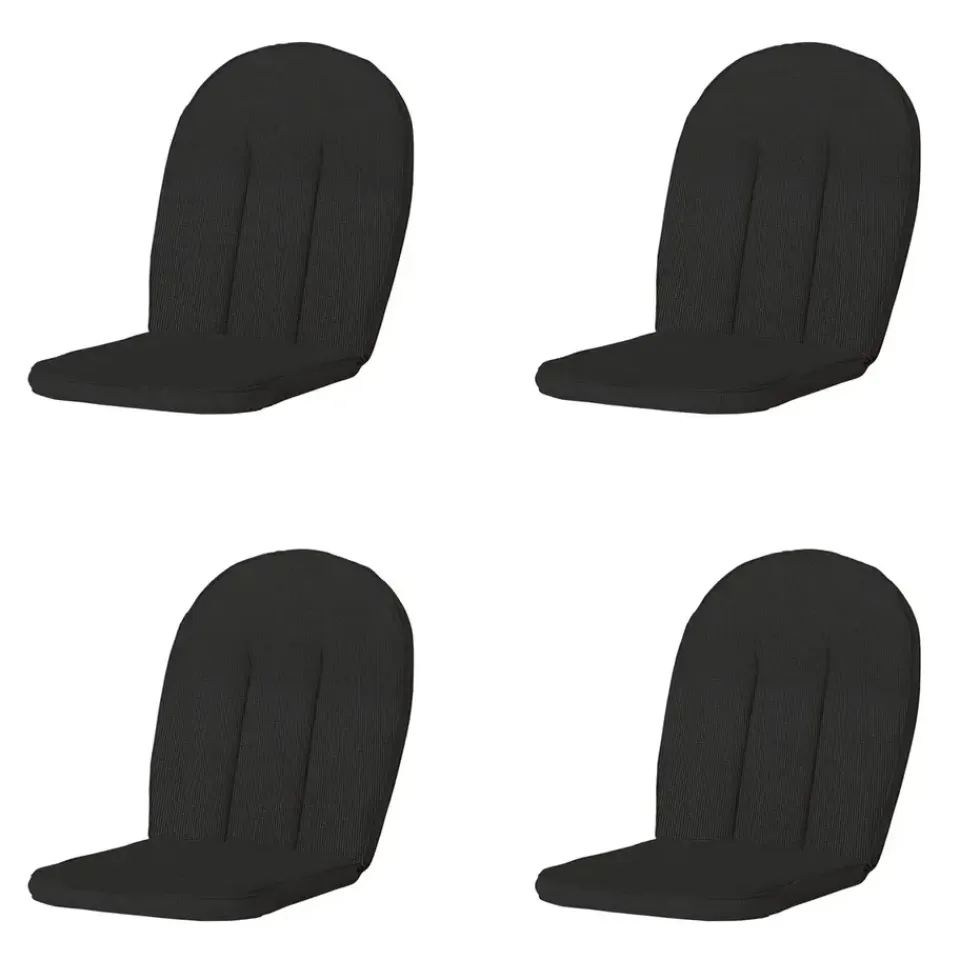 Madison - Tuinkussen Kettler Comfort Rib black - Ca. 105x52 cm - Set van 4 Hot