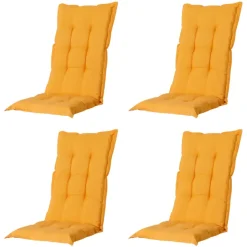Madison - Tuinkussen Panama golden glow - Ca. 123x50 cm - Set van 4 Discount