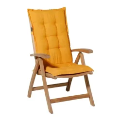 Madison - Tuinkussen Panama golden glow - Ca. 123x50 cm - Set van 4 Discount