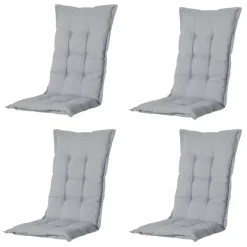 Madison - Tuinkussen Panama light grey - Ca. 123x50 cm - Set van 4 Online
