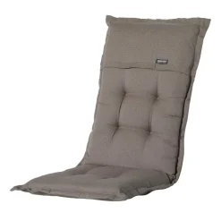 Madison - Tuinkussens Hoge Rug Rib Liver - 123x50 - Bruin/Grijs - 2 Stuks Clearance