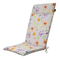 Madison - Tuinstoelkussen Hoge Rug Florina purple - Ca. 120x50 cm - Set van 4 Online