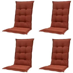 Madison - Tuinstoelkussen Lage Rug Panama terra - Ca. 105x50 cm - Set van 4 Outlet