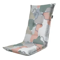 Madison - Tuinstoelkussen Hoge Rug Grafi salmone - Ca. 123x50 cm - Set van 4 Sale