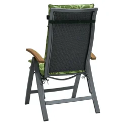 Madison - Tuinstoelkussen Hoge Rug Fergus green - Ca. 120x50 cm - Set van 4 Best