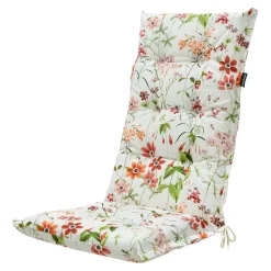 Madison - Tuinstoelkussen Hoge Rug Milly natural - Ca. 123x50 cm - Set van 4 Sale