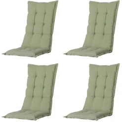 Madison - Tuinstoelkussen Lage Rug Panama sage - Ca. 105x50 cm - Set van 4 Online