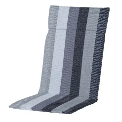 Madison - Tuinstoelkussen Hoge Rug Victoria grey - Ca. 120x50 cm - Set van 4 Clearance