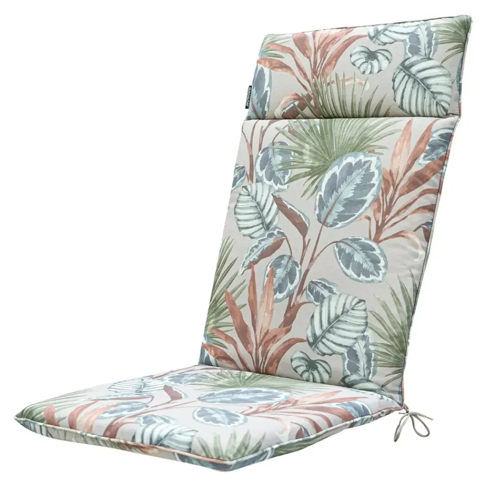 Madison - Tuinstoelkussen Hoge Rug Cala natural - Ca. 120x50 cm - Set van 4 Best