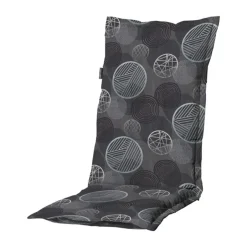 Madison - Tuinstoelkussen Hoge Rug Circle grey - Ca. 123x50 cm - Set van 4 Best