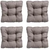 Madison - Zitkussen Florance Basic taupe - Ca. 47x47 cm - Set van 4 Hot