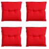 Madison - Zitkussen Panama red - Ca. 50x50 cm - Set van 4 Sale