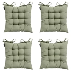 Madison - Zitkussen Toscane Panama sage - Ca. 46x46 cm - Set van 4 Online
