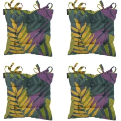 Madison - Zitkussen Toscane Iven green - Ca. 46x46 cm - Set van 4 Sale