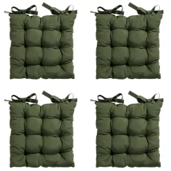 Madison - Zitkussen Toscane Panama green - Ca. 46x46 cm - Set van 4 Online