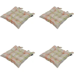 Madison - Zitkussen Toscane Joah terra - Ca. 46x46 cm - Set van 4 Sale