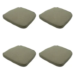 Madison - Zitkussen Wicker Taupe canvas eco+ - Ca. 48x48 cm - Set van 4