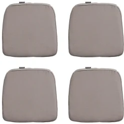 Madison - Zitkussen Wicker Panama taupe - Ca. 48x48 cm - Set van 4 Outlet