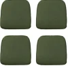 Madison - Zitkussen Wicker Panama green - Ca. 48x48 cm - Set van 4 Discount