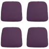 Madison - Zitkussen Wicker Panama purple - Ca. 48x48 cm - Set van 4