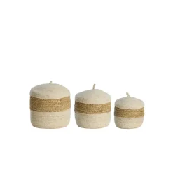 Light & Living Mand Kenmare - Crème - Ø34cm - Set van 3 Hot