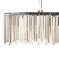 Beliani MANDEO - Kroonluchter - Zilver - IJzer Outlet