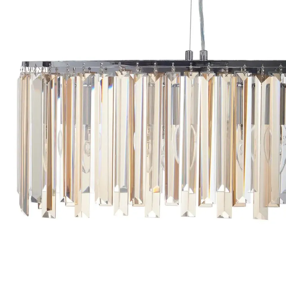 Beliani MANDEO - Kroonluchter - Zilver - IJzer Outlet