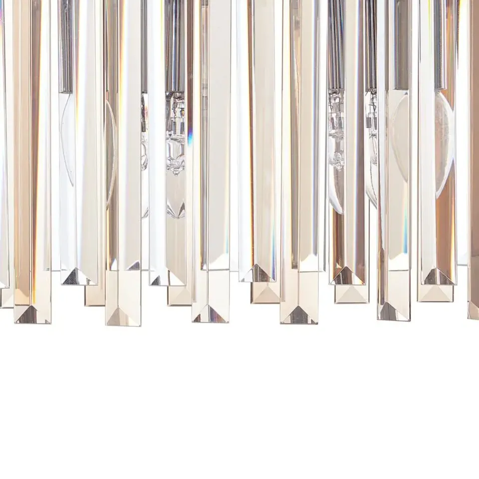 Beliani MANDEO - Kroonluchter - Zilver - IJzer Outlet